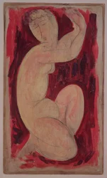 Rote Karyatide, 1913